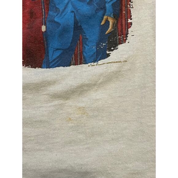 Rod Stewart 1998 All Rod All Night Tour Vintage T-Shirt L Pop Music Tee Usa HTF - Picture 4 of 5